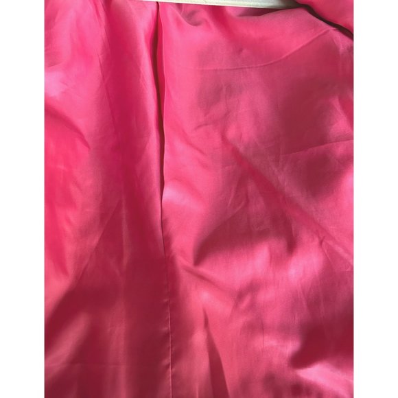 Chou Yatou Bright Pink Moto Jacket Size Medium Faux Leather - Picture 8 of 8